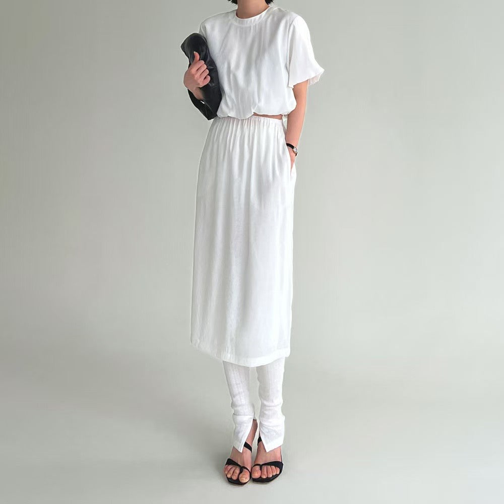 Lamagie Femme // 春夏質料純色修身百搭褲 四色入