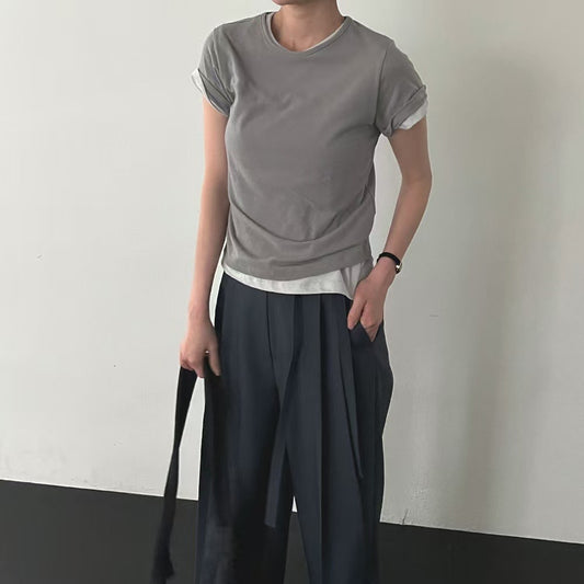 Lamagie Femme // 簡約百搭圓領短袖T  五色入